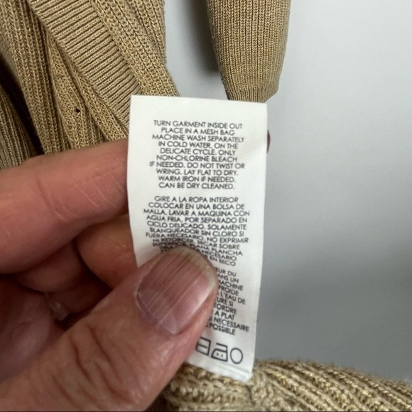 CAbi TAN DUSTER CARDIGAN EUC SZ M - Picture 11 of 12